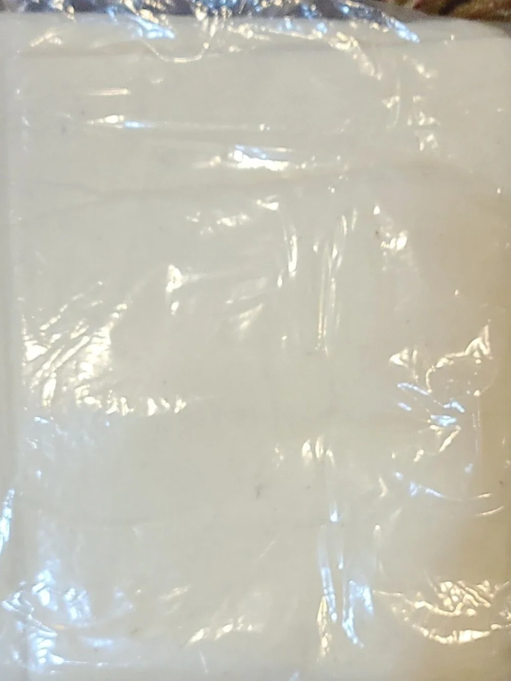 Quilting  Finishing kit with Cream Batting, White Backing Fabric, Thread Needles
